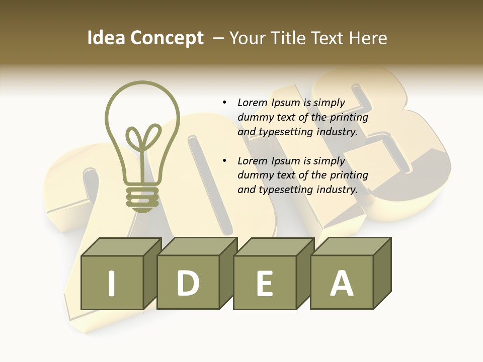 Wallpaper Isolated White PowerPoint Template