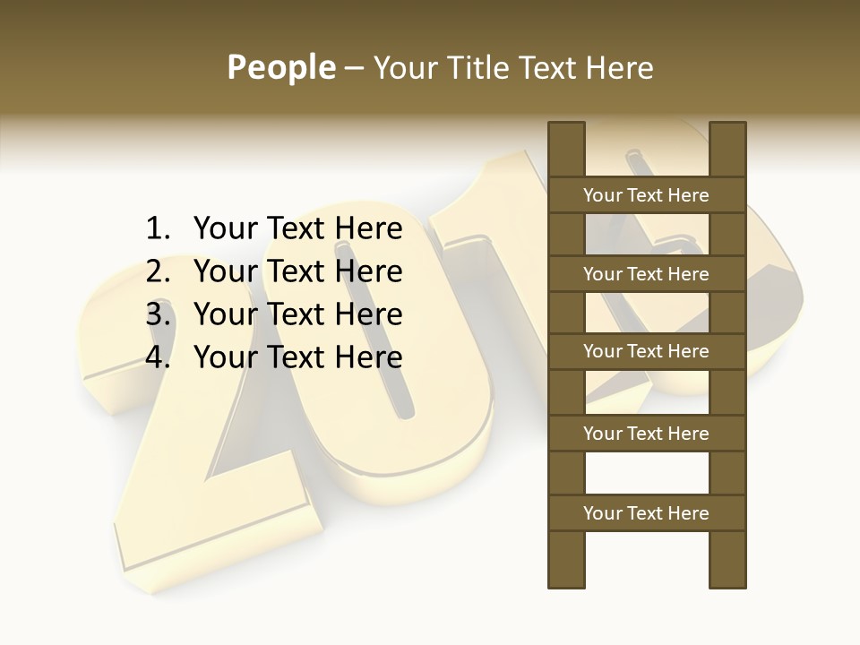 Wallpaper Isolated White PowerPoint Template