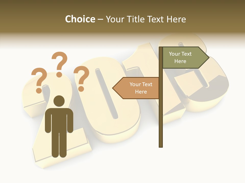 Wallpaper Isolated White PowerPoint Template