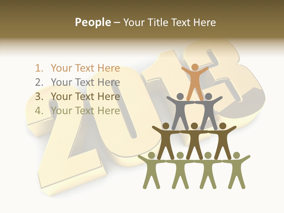 Wallpaper Isolated White PowerPoint Template