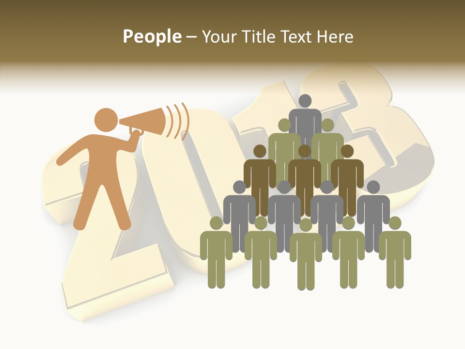 Wallpaper Isolated White PowerPoint Template