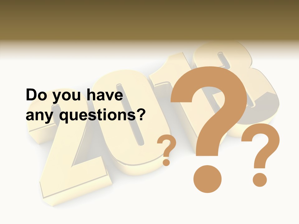 Wallpaper Isolated White PowerPoint Template