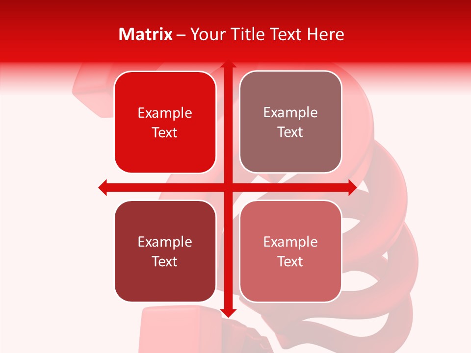 Ask Symbol White PowerPoint Template