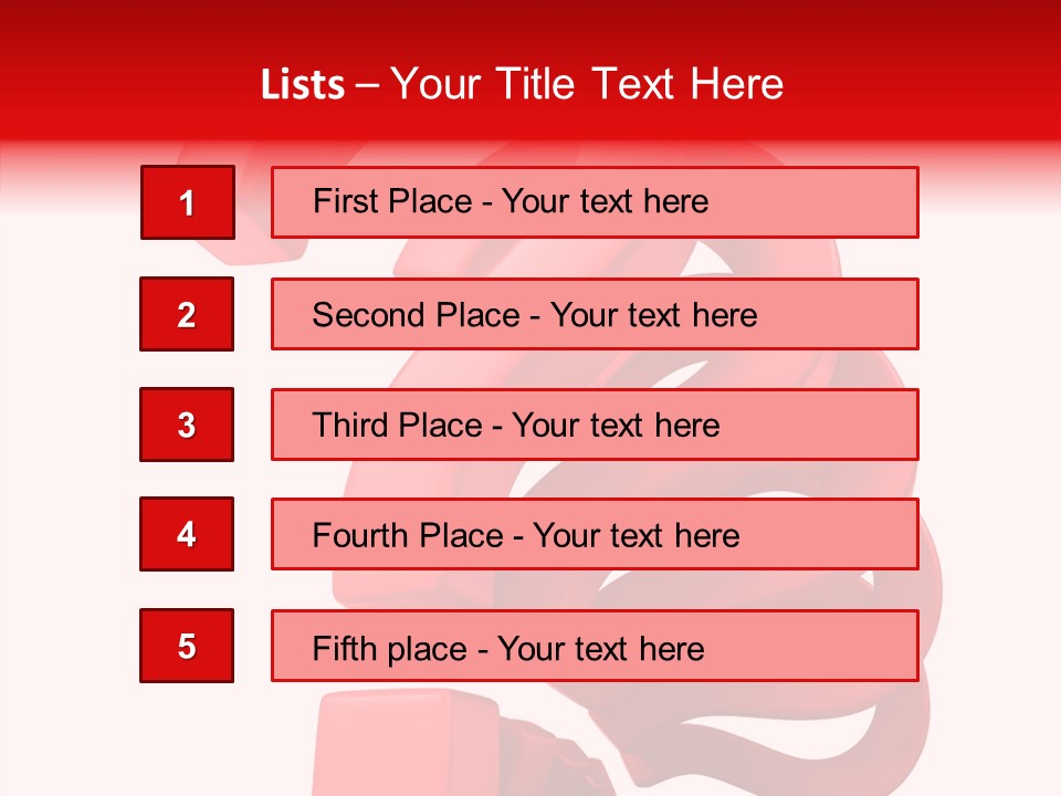 Ask Symbol White PowerPoint Template