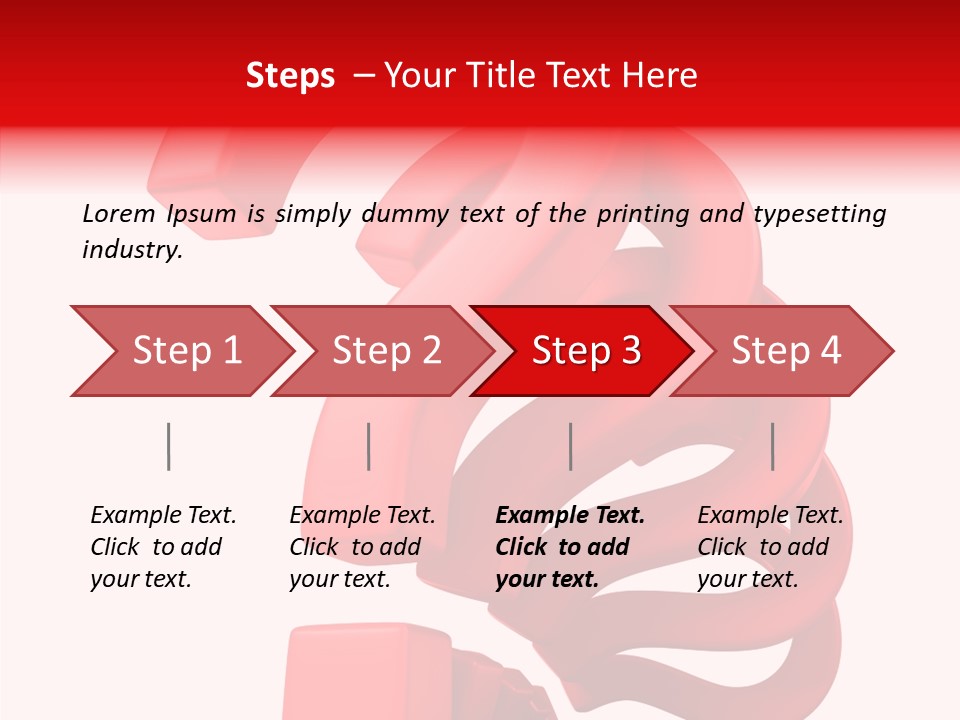 Ask Symbol White PowerPoint Template