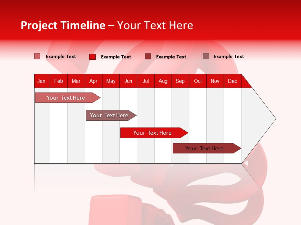 Ask Symbol White PowerPoint Template