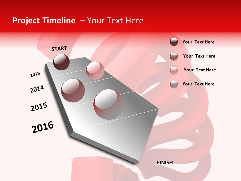 Ask Symbol White PowerPoint Template