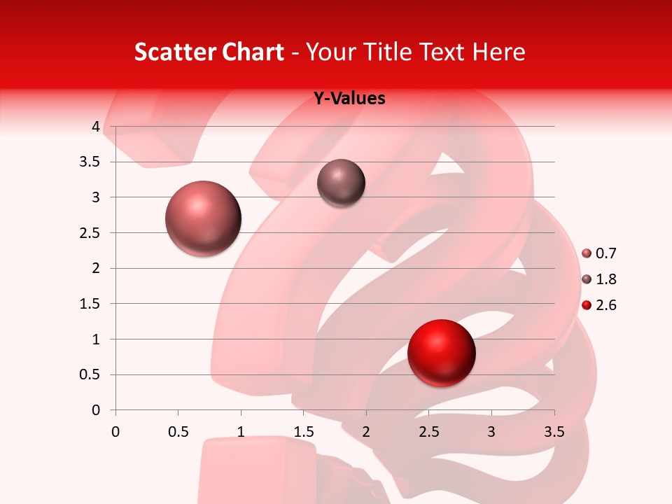 Ask Symbol White PowerPoint Template