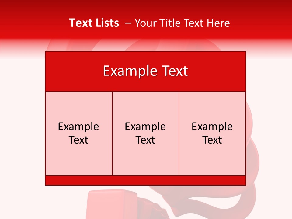 Ask Symbol White PowerPoint Template