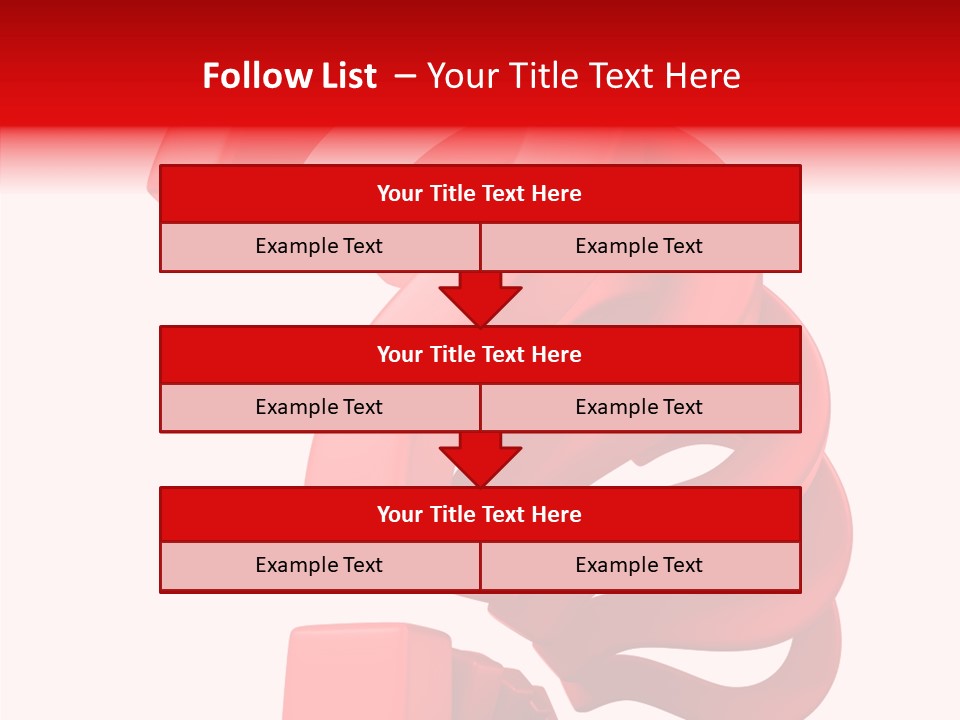 Ask Symbol White PowerPoint Template