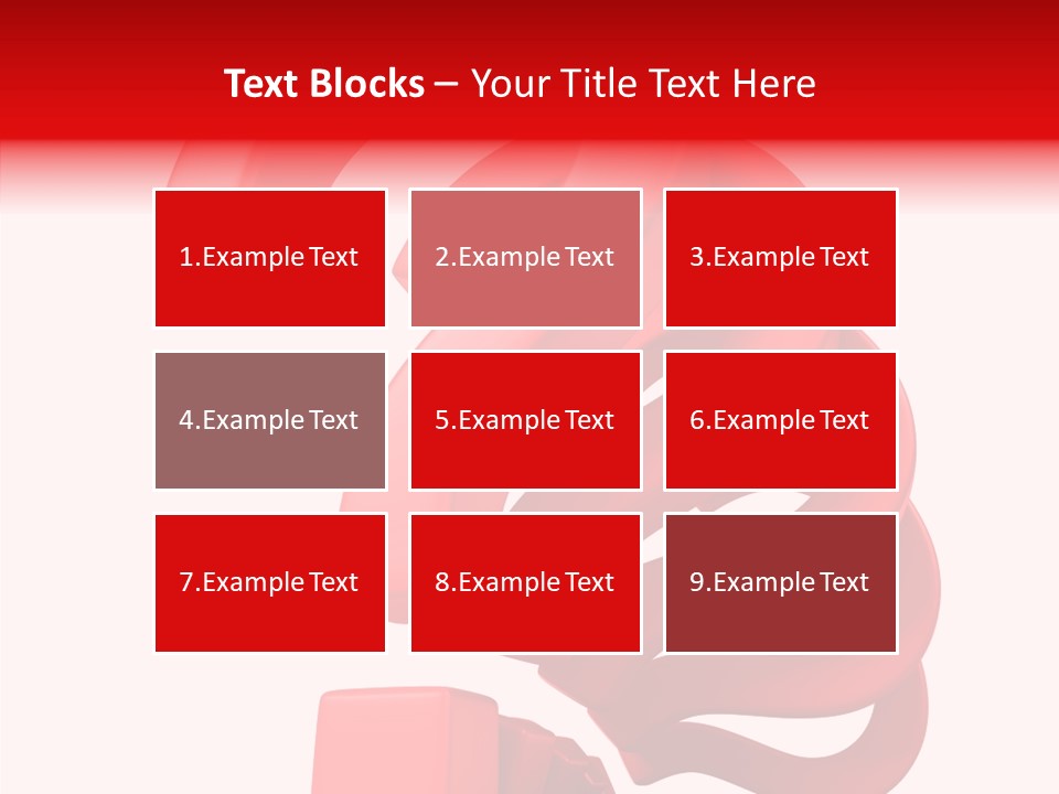 Ask Symbol White PowerPoint Template