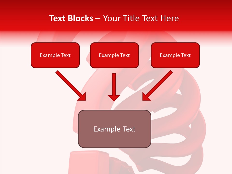 Ask Symbol White PowerPoint Template