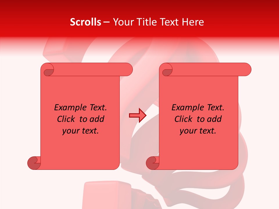 Ask Symbol White PowerPoint Template