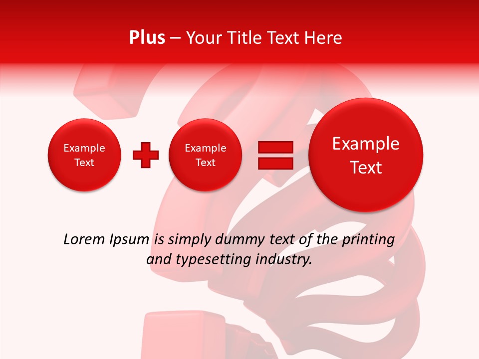 Ask Symbol White PowerPoint Template