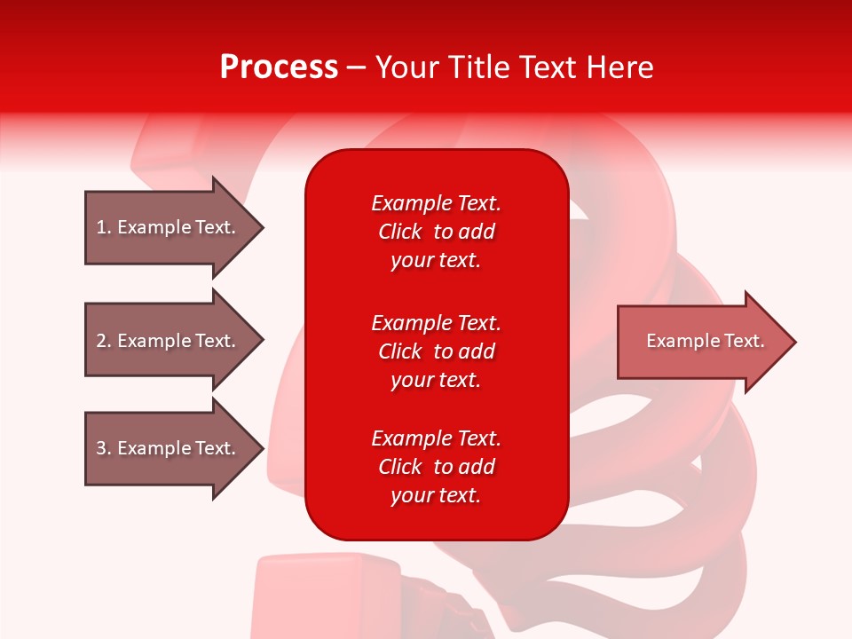 Ask Symbol White PowerPoint Template