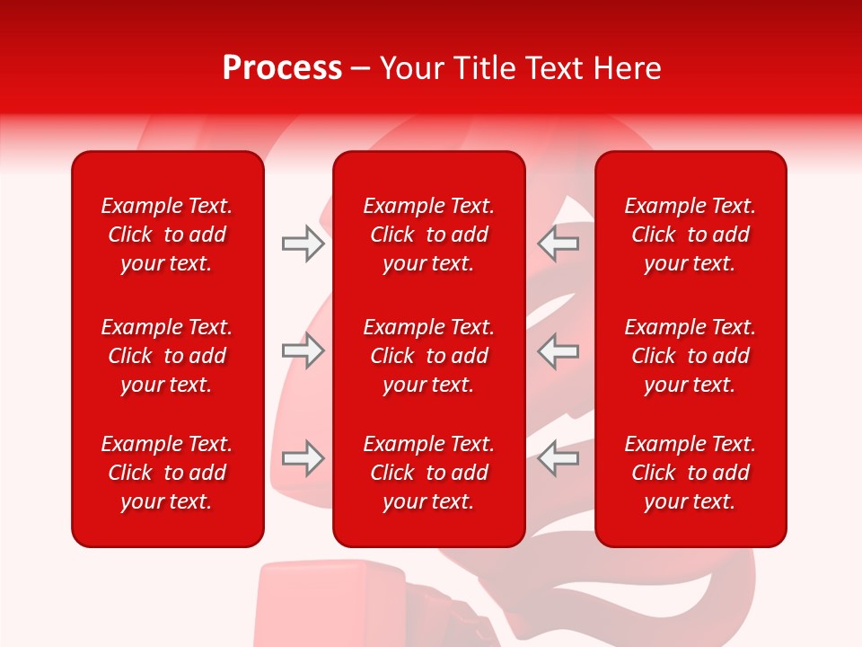 Ask Symbol White PowerPoint Template