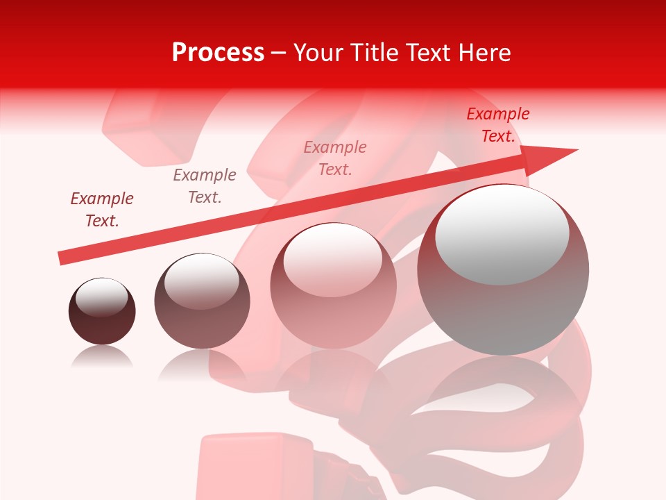 Ask Symbol White PowerPoint Template