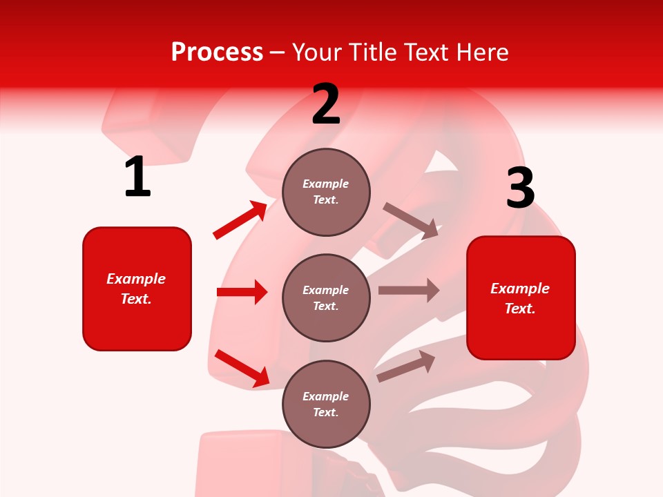 Ask Symbol White PowerPoint Template