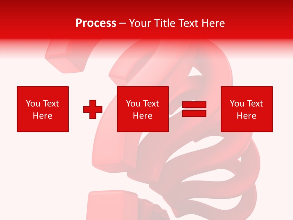 Ask Symbol White PowerPoint Template