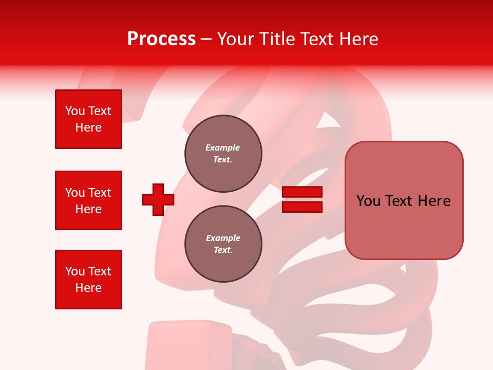 Ask Symbol White PowerPoint Template