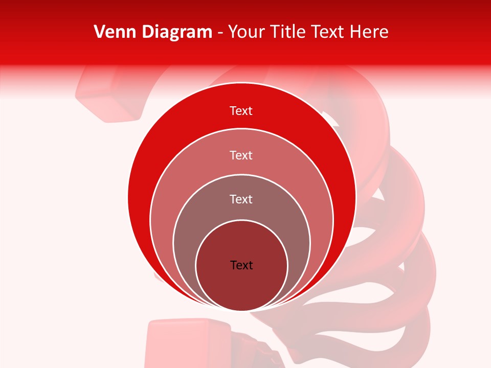 Ask Symbol White PowerPoint Template