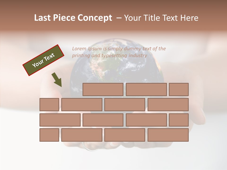 America Save Hold PowerPoint Template