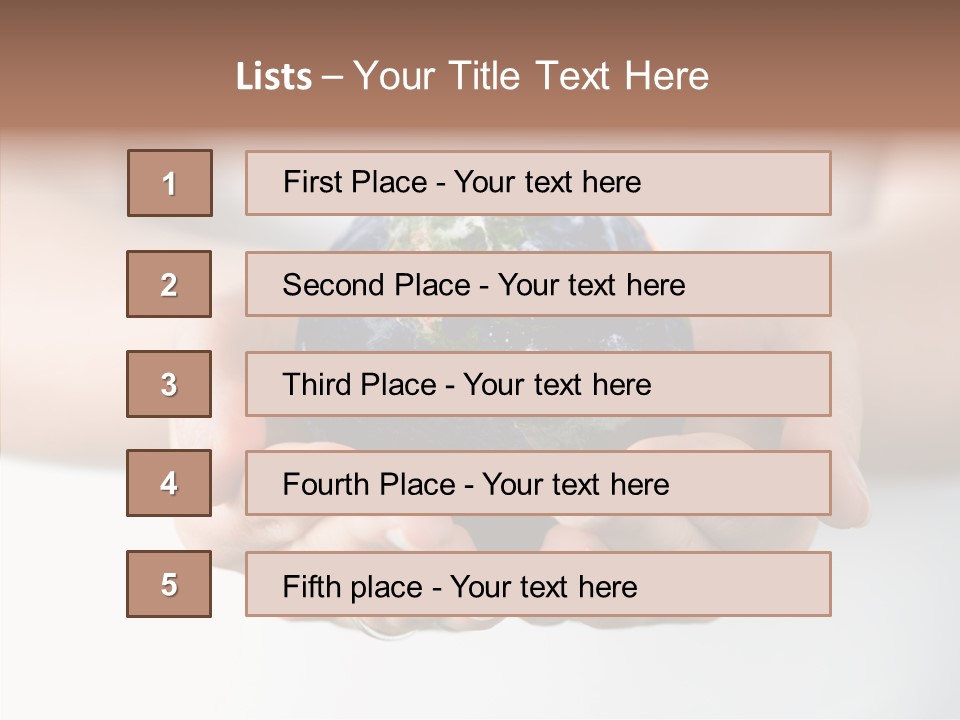 America Save Hold PowerPoint Template