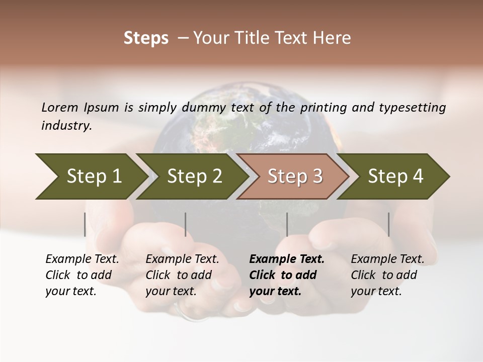America Save Hold PowerPoint Template