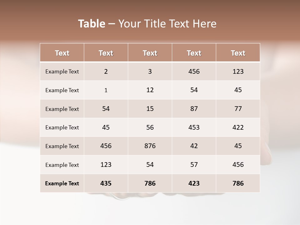 America Save Hold PowerPoint Template