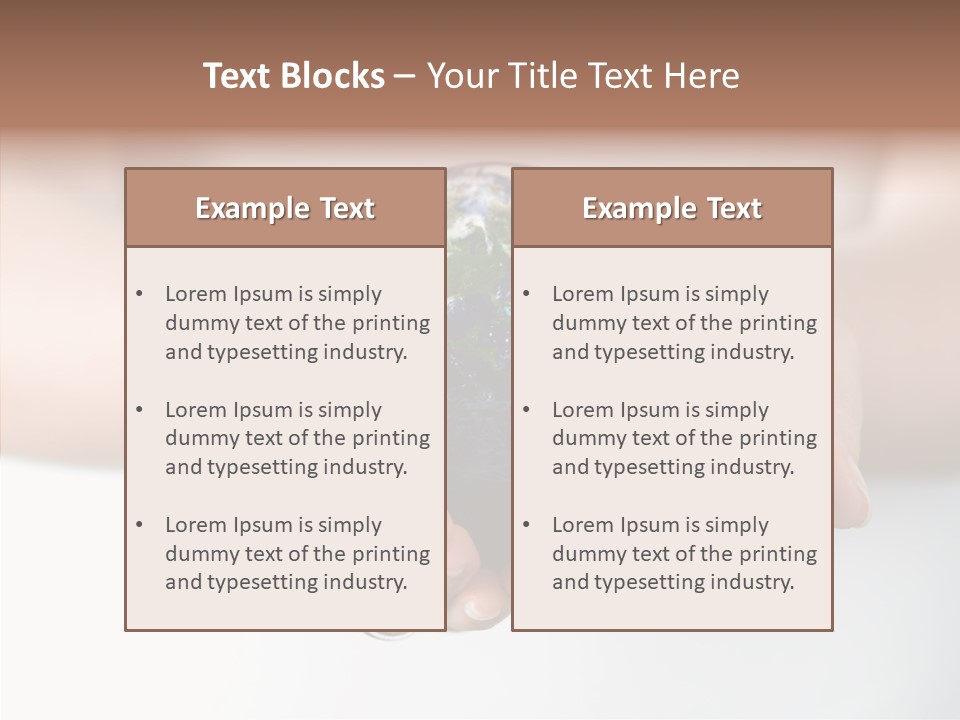 America Save Hold PowerPoint Template