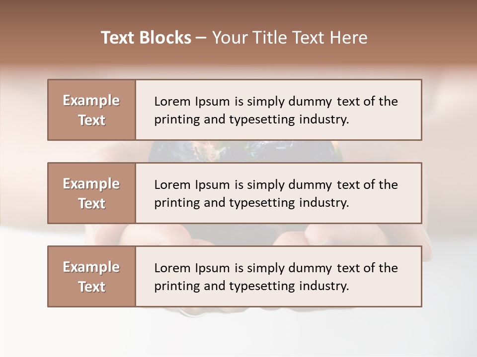 America Save Hold PowerPoint Template