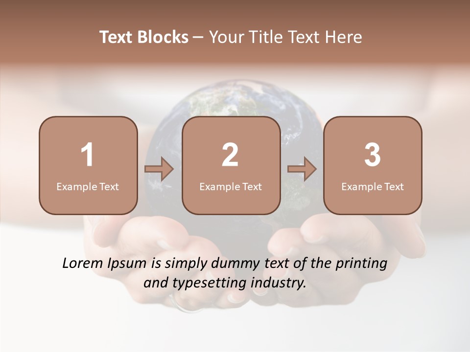 America Save Hold PowerPoint Template
