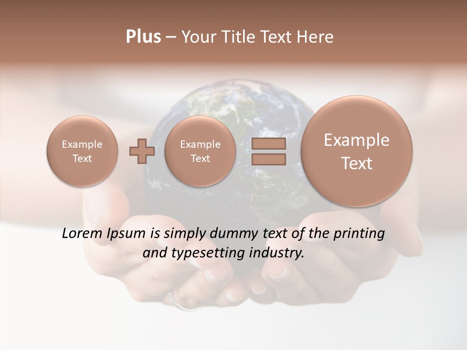 America Save Hold PowerPoint Template