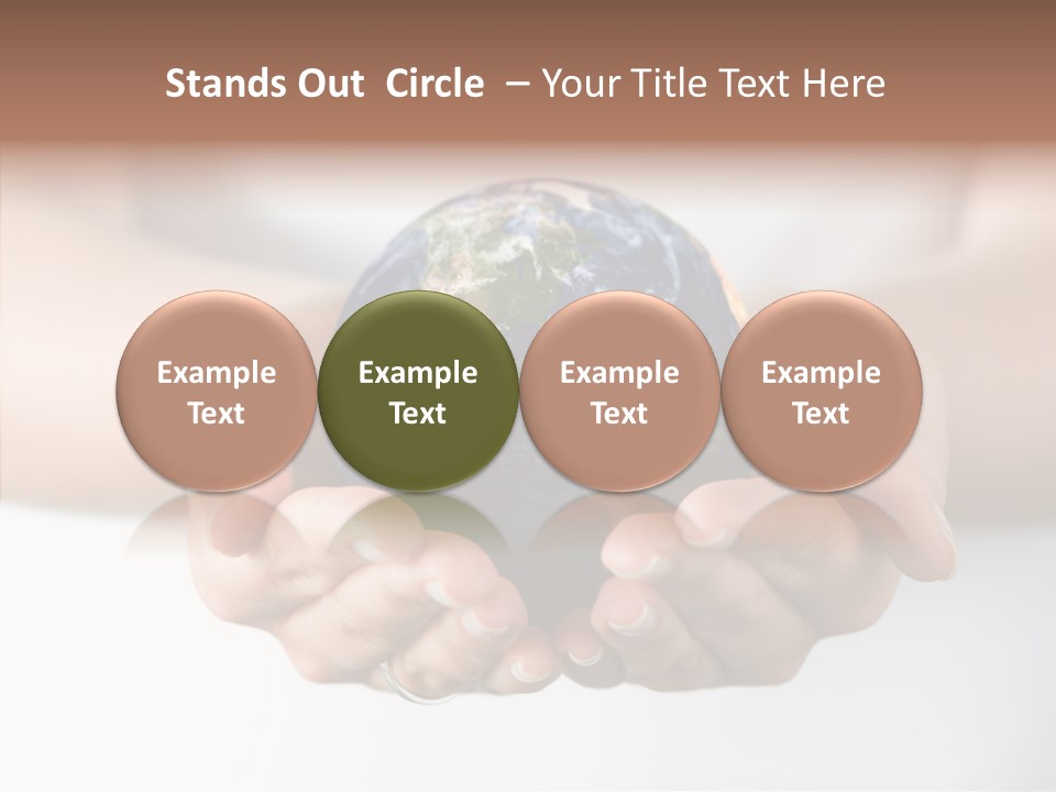 America Save Hold PowerPoint Template