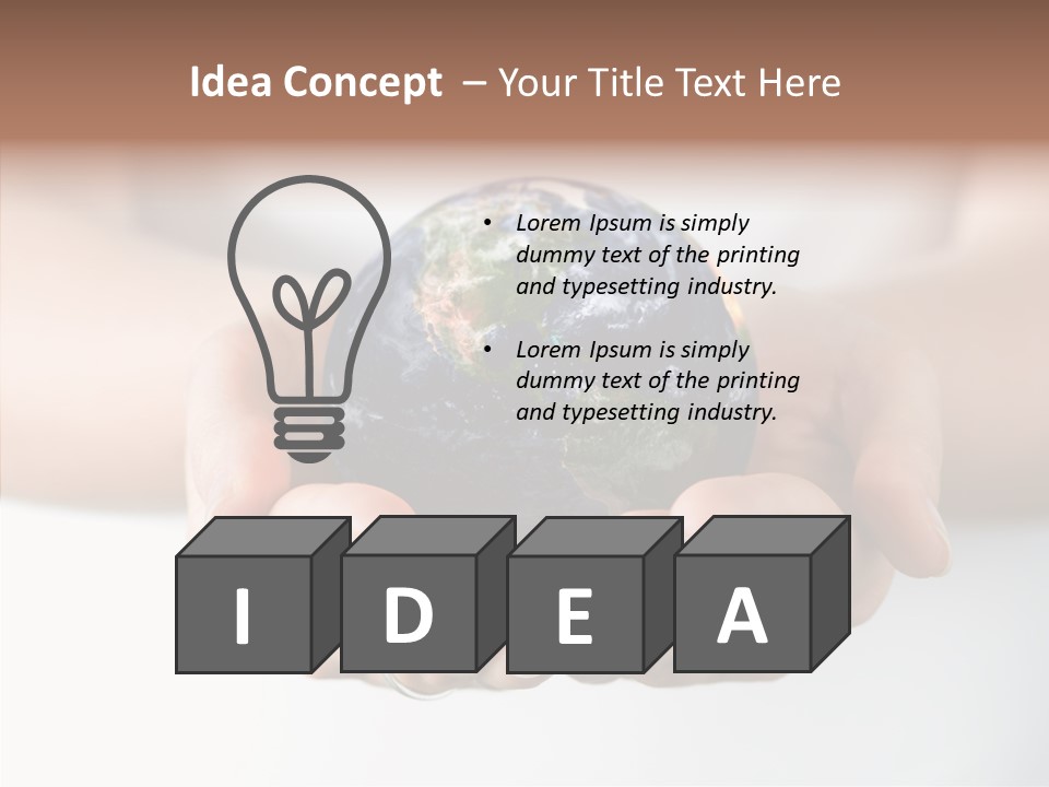 America Save Hold PowerPoint Template