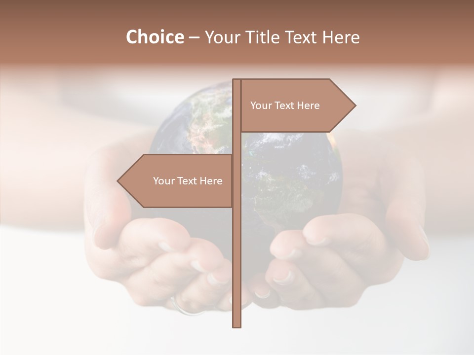 America Save Hold PowerPoint Template