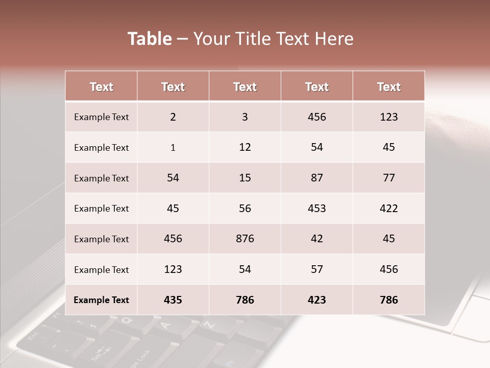 Black Laptop Hand PowerPoint Template