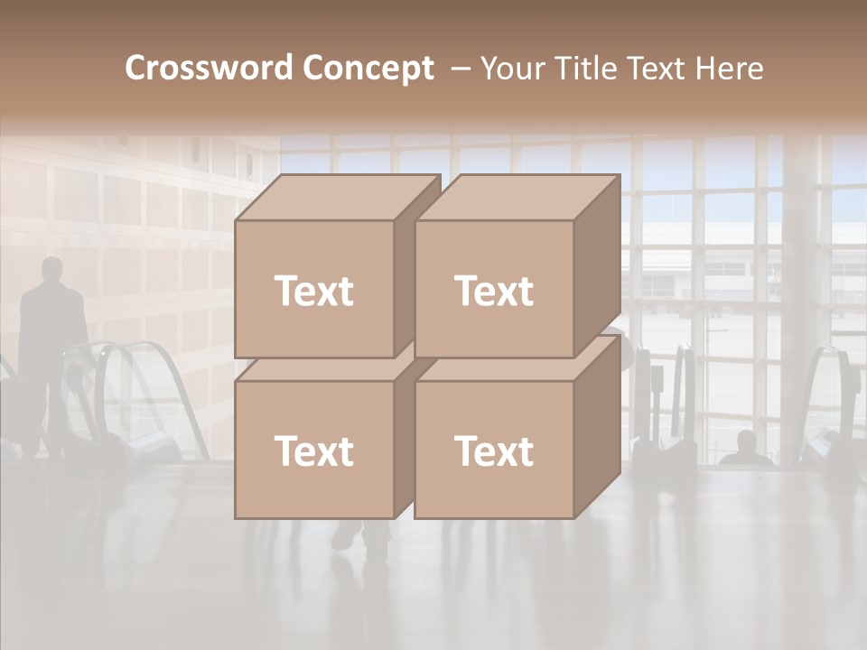 Trip Tunnel Baggage PowerPoint Template