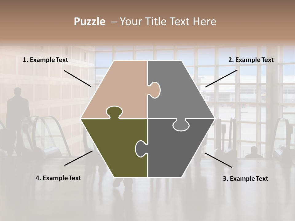 Trip Tunnel Baggage PowerPoint Template