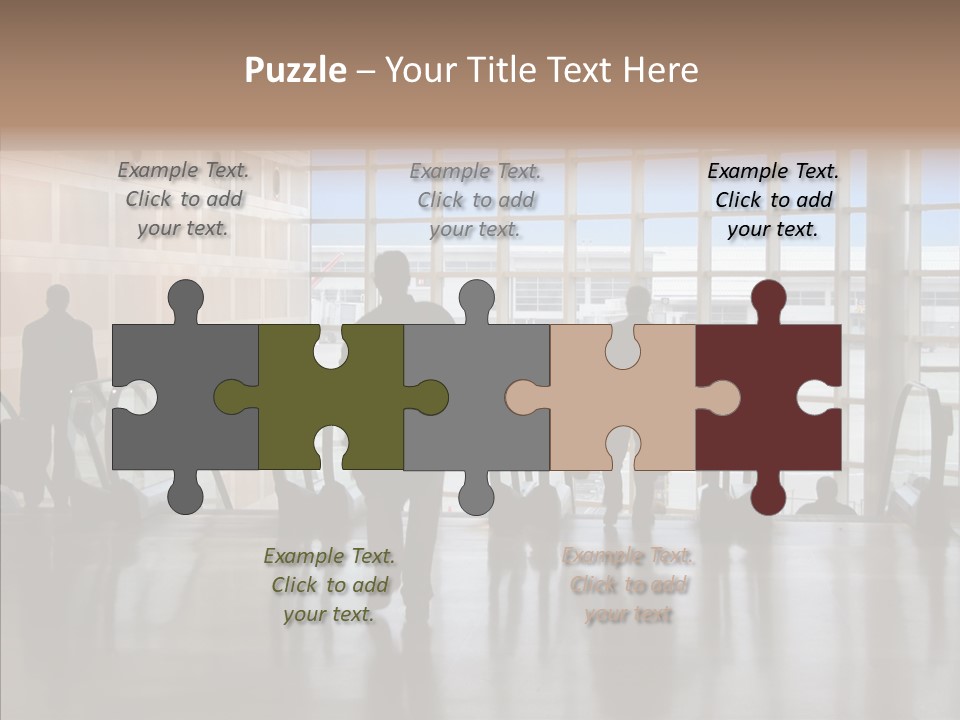 Trip Tunnel Baggage PowerPoint Template