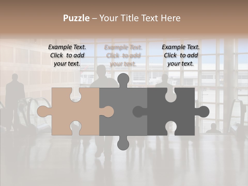 Trip Tunnel Baggage PowerPoint Template