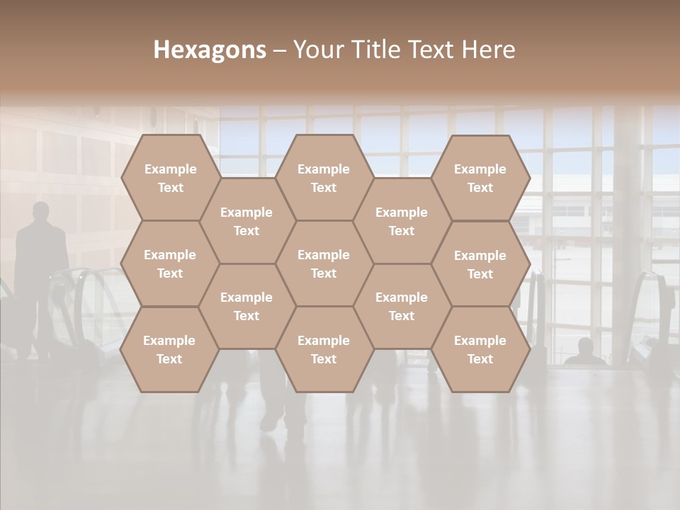 Trip Tunnel Baggage PowerPoint Template