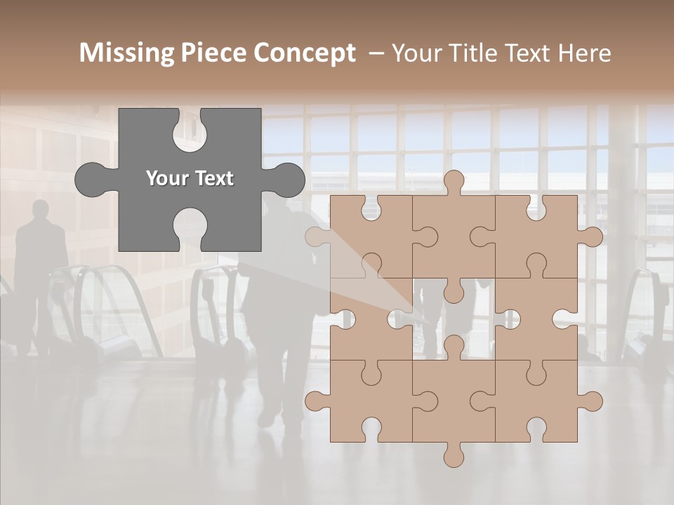 Trip Tunnel Baggage PowerPoint Template