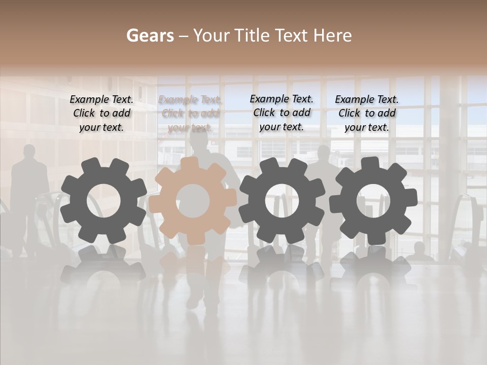 Trip Tunnel Baggage PowerPoint Template