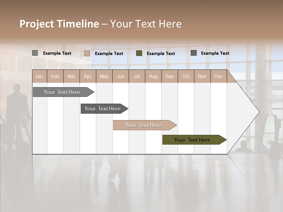 Trip Tunnel Baggage PowerPoint Template