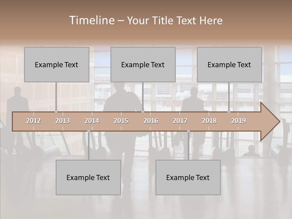 Trip Tunnel Baggage PowerPoint Template