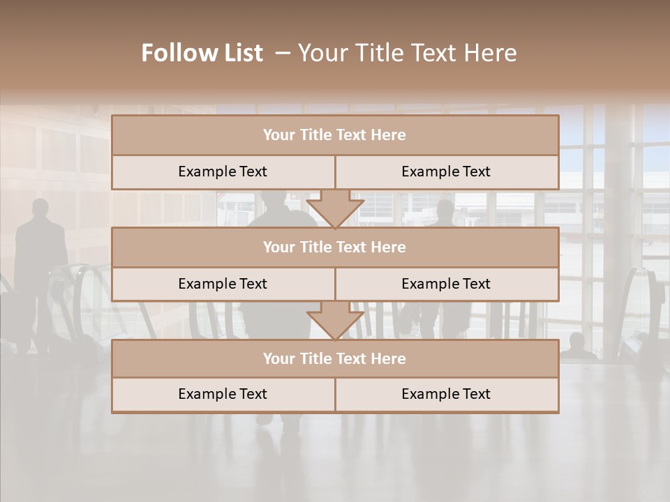 Trip Tunnel Baggage PowerPoint Template