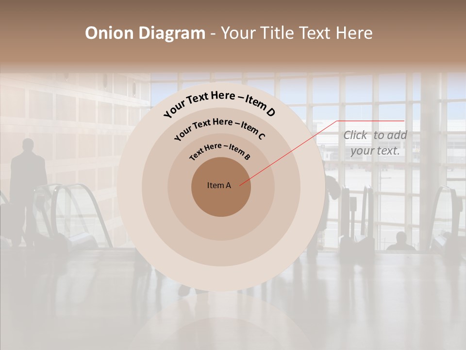 Trip Tunnel Baggage PowerPoint Template