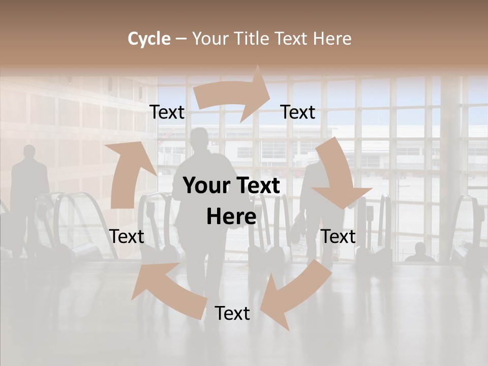 Trip Tunnel Baggage PowerPoint Template