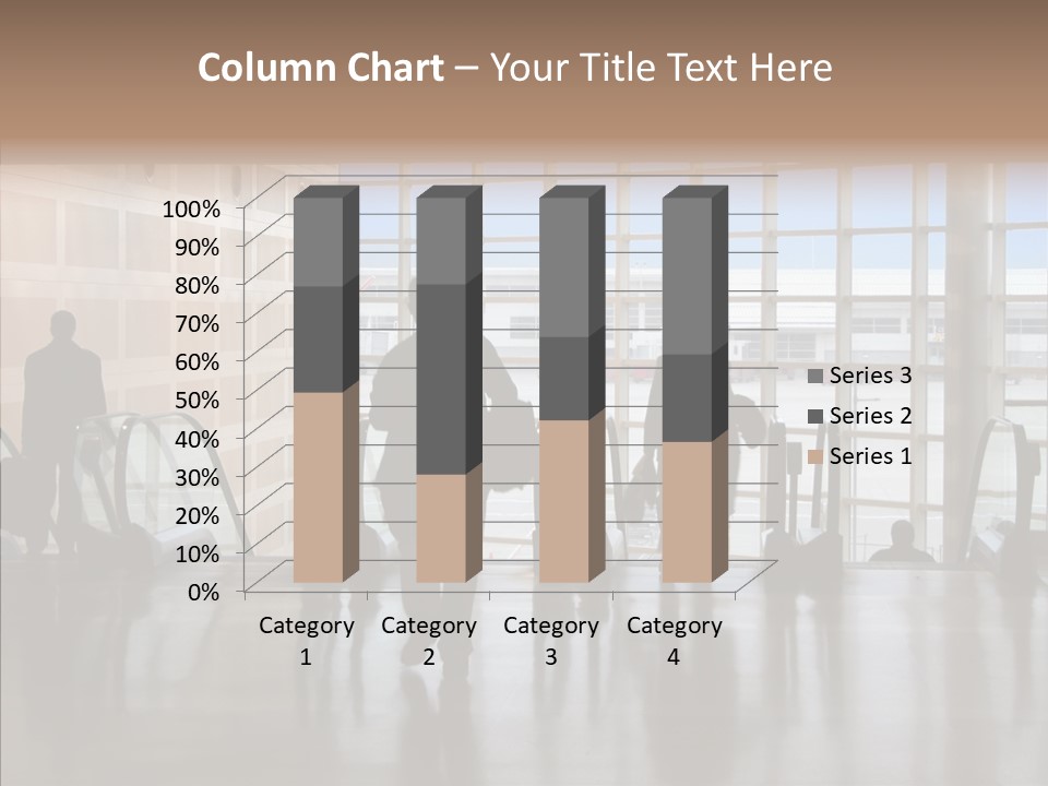 Trip Tunnel Baggage PowerPoint Template